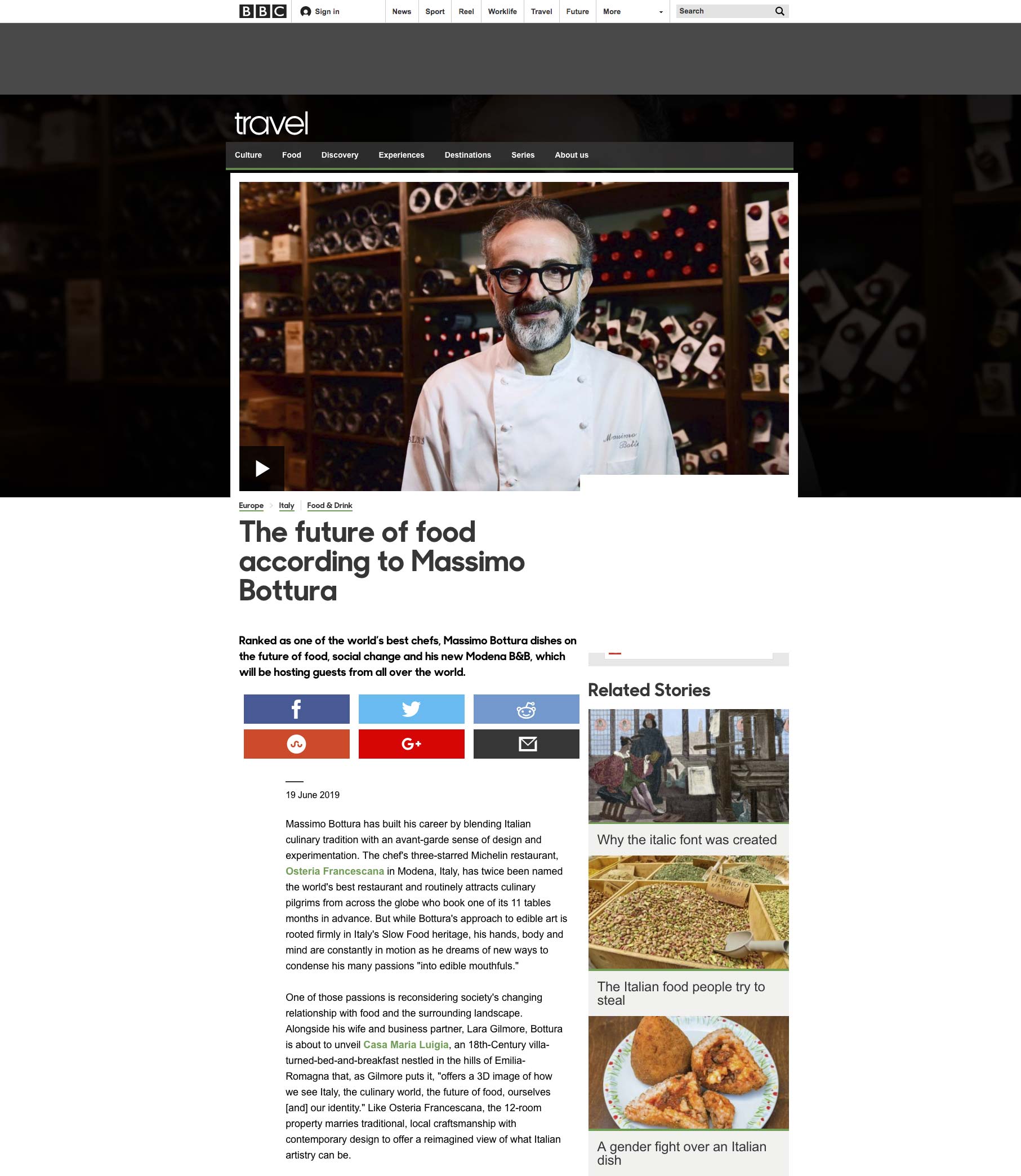 BBCThe future of food according to Massimo Bottura